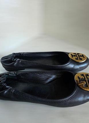 Кожаные балетки tory burch 3