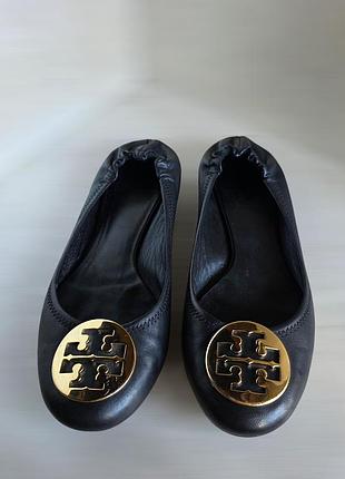 Кожаные балетки tory burch 2