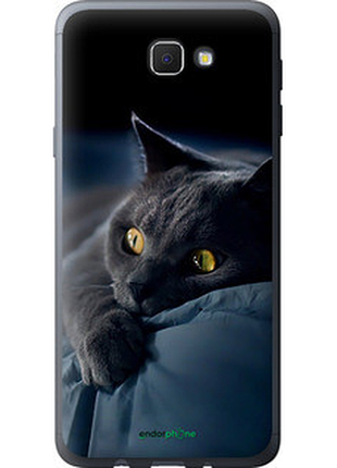Чохол на samsung galaxy j5 prime димчастий кіт "825u-465-2448"