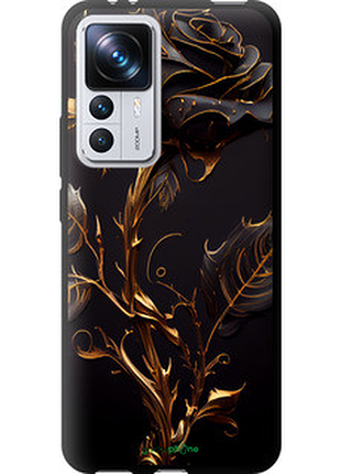 Чехол на xiaomi 12t роза 3 "5552b-3332-2448"