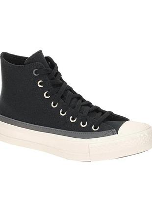 Кроссовки converse a16594c ctas wide hi black vintage white unisex