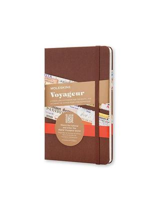 Записник moleskine вояжер медіум, коричневий (vn001p4)