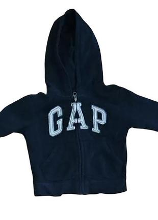 Теплий костюм gap для хлопчика, синій, кофта + штани 12-18 міс