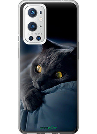 Чехол на oneplus 9 pro дымчатый кот "825u-2250-2448"
