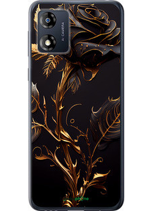 Чехол на motorola moto e13 роза 3 "5552u-3053-2448"