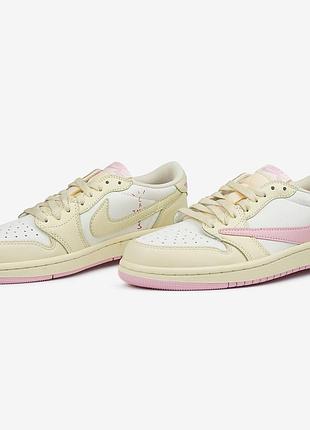 Jorgan 1 low x travis scott shy pink 4