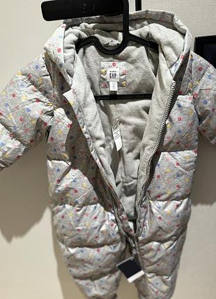 Пуховый комбинезон gap 12-18 3