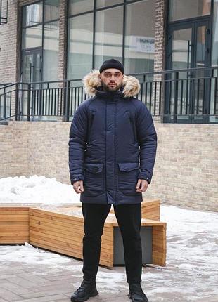 Зимова парка hotwint intruder синя xxl