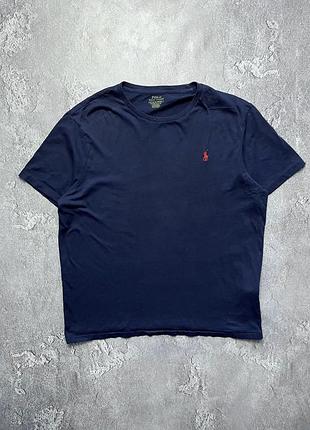 Vintage винтажная футболка polo ralph lauren поло ральф лаурен big pony size xl