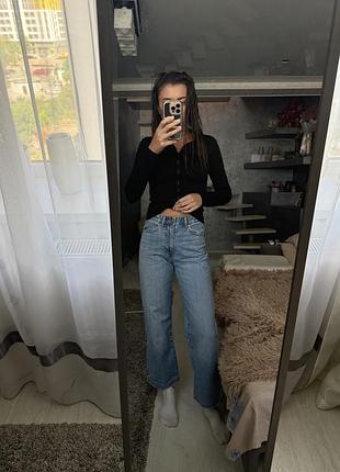 Джинси zara широкі