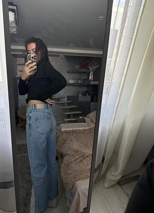Джинси zara широкі 6