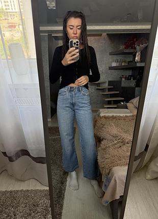 Джинси zara широкі 3
