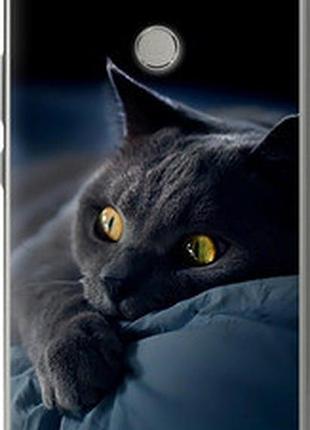 Чехол на xiaomi mi max дымчатый кот "825u-275-2448"
