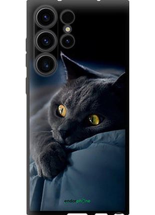 Чохол на samsung galaxy s23 ultra димчастий кіт "825b-2906-2448"