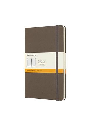 Блокнот moleskine classic средний, линейка коричневый (qp060p14)