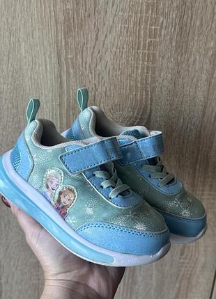 Кросівки із мигалками frozen