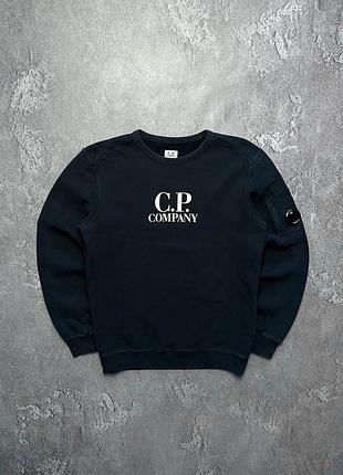 Vintage винтажный свитшот cp company сп компани big logo casual кэжуал size m размер м