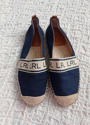 Ralph lauren эспадрильи ткань кожа 38