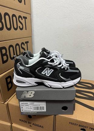 Кроссовки new balance 530 black grey / консультал 530 черные серые 38 39 40 41 42 43