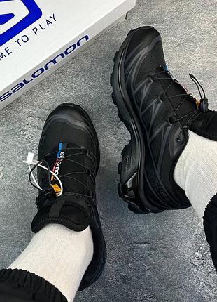 Salomon xt-6 gore-tex total black 2