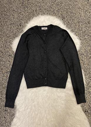 Темно-сірий кардиган h&m 90926