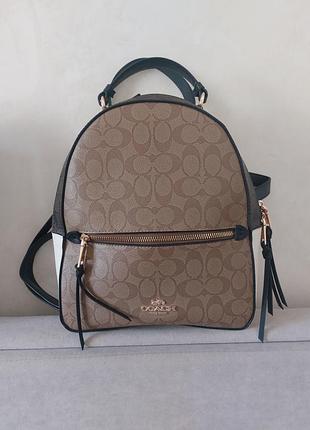 Шикарний шкіряний рюкзак coach