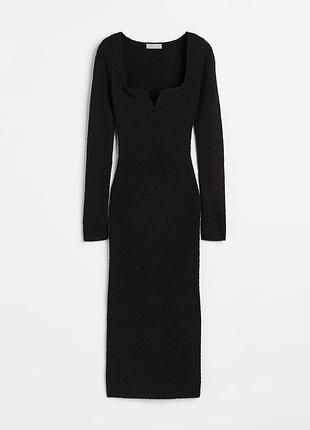 Сукня h&m плаття довга сукня чорна сукня сукня міді
