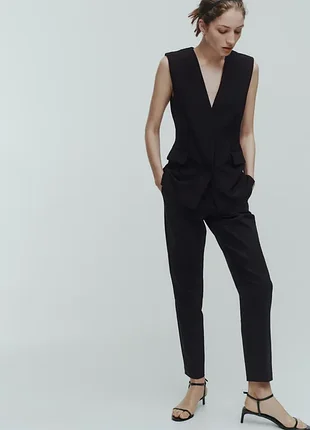 Жіночі чорні брюки h&m 2