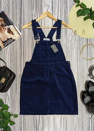 Синий вельветовый сарафан dorothy perkins #4712