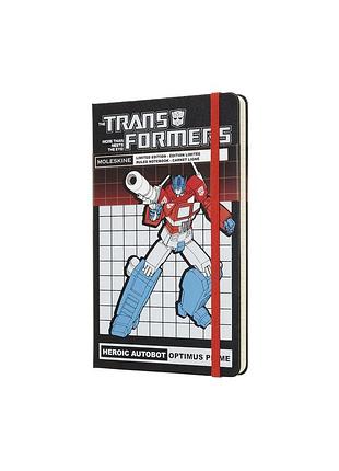 Блокнот moleskine transformers средний, линейка оптимус прайм (letfqp060op)