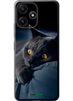 Чехол на xiaomi redmi 12 5g дымчатый кот "825u-3194-2448"
