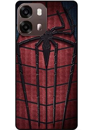 Силіконовий чохол бампер для oppo a6s з картинкою людина-павук spider man