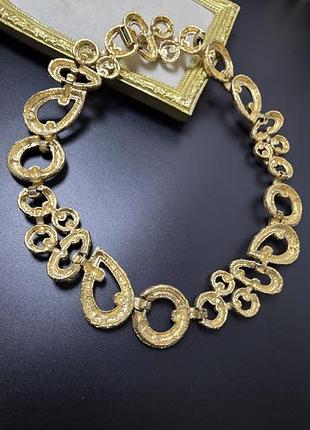 Подиумное колье givenchy 1970-1980 года 6