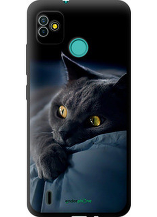 Чохол на tecno pop 5 bd2p димчастий кіт "825b-2412-2448"