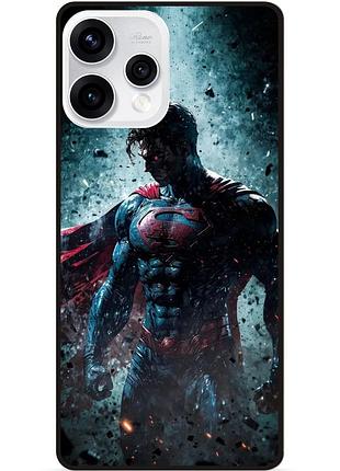 Чехол силиконовый бампер для oppo reno 15 с рисунком супермен superman
