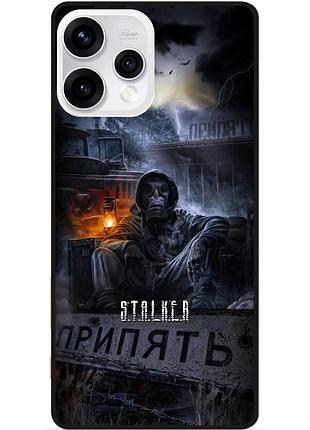 Чохол силіконовий бампер для oppo reno 15 з картинкою stalker сталкер