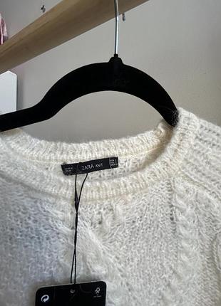 Вʼязаний светр zara s 4