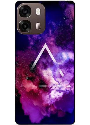 Силіконовий чохол бампер для oppo a6s з малюнком космос галактика