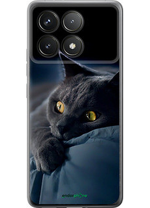 Чохол на xiaomi redmi k70 димчастий кіт "825u-3799-2448"