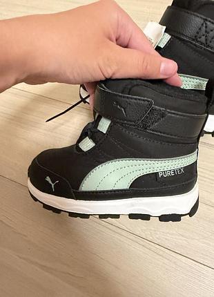 Нові зимні puma evolve boot puretex ac*inf puma black-green tog