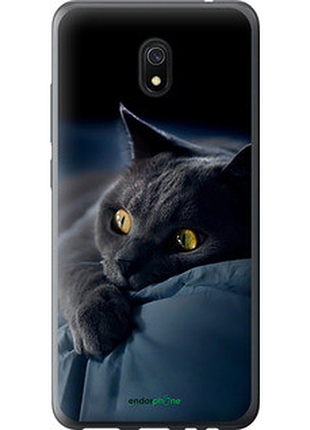 Чохол на xiaomi redmi 8a димчастий кіт "825u-1794-2448"