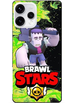 Чехол силиконовый бампер для oppo reno 15 с героем бравл фрэнк brawl