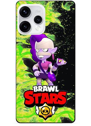 Чехол силиконовый бампер для oppo reno 15 с героем бравл эмз brawl