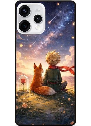 Силиконовый чехол бампер для oppo reno 15 с рисунком маленький принц и лиса