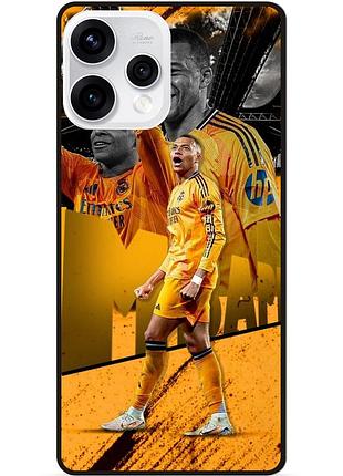 Силиконовый чехол бампер для oppo reno 15 с картинкой mbappe real мбаппе