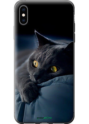 Чохол на iphone xs max димчастий кіт "825u-1557-2448"