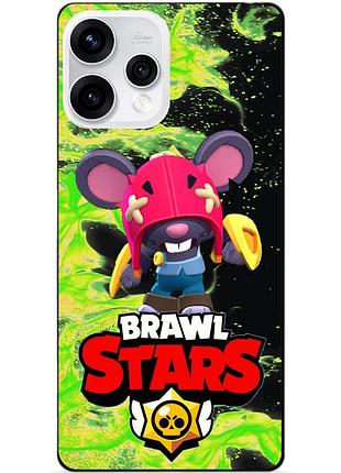 Силіконовий бампер чохол для oppo reno 15 з героєм бравл мо brawl