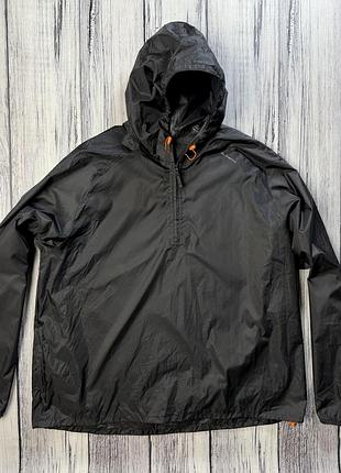 Дождевик quechua оригинал xl размер xxl ветровка черная анорак
