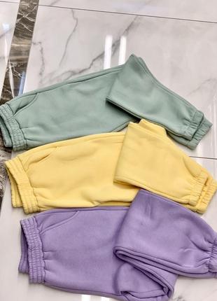 Штаны на флисе, ткань турция