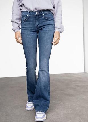 Mother the down low weekender heel | high tide джинси 5